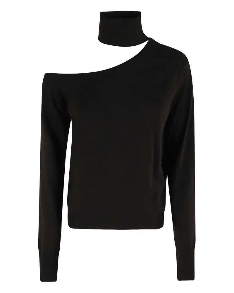 Federica Tosi Pullover mit Cut-Out - Schwarz Schwarz