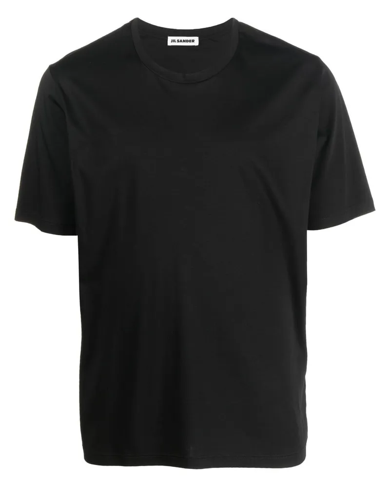 Jil Sander Klassisches T-Shirt - Schwarz Schwarz