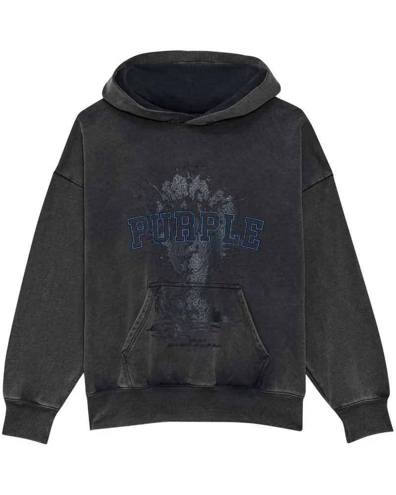 PURPLE BRAND Sky High Hoodie - Schwarz Schwarz