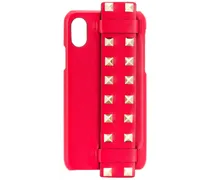 Rockstud' iPhone X-Hülle - Rot