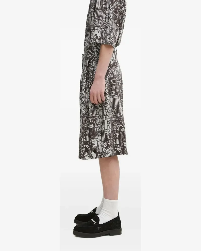 Marcelo Burlon | County of Milan Shorts mit Print - Braun Braun