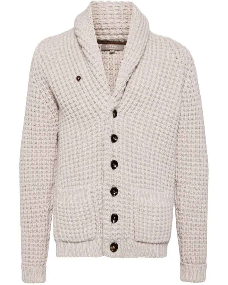 N.Peal Kensington Cardigan - Nude Nude