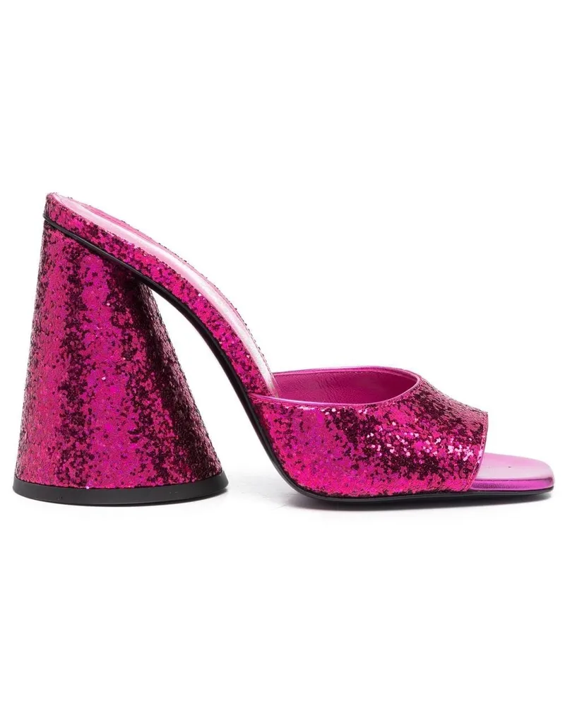 ATTICO Luz Mules 105mm - Rosa Rosa