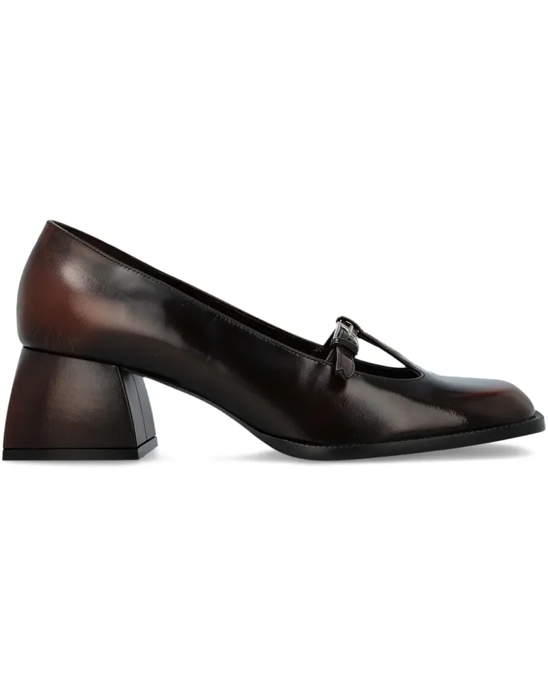 NODALETO Pumps mit Schnallendetail 55mm - Braun Braun