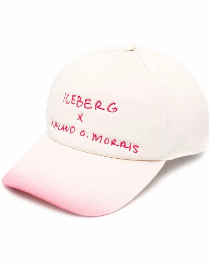 Iceberg Baseballkappe mit Logo-Print - Nude Nude