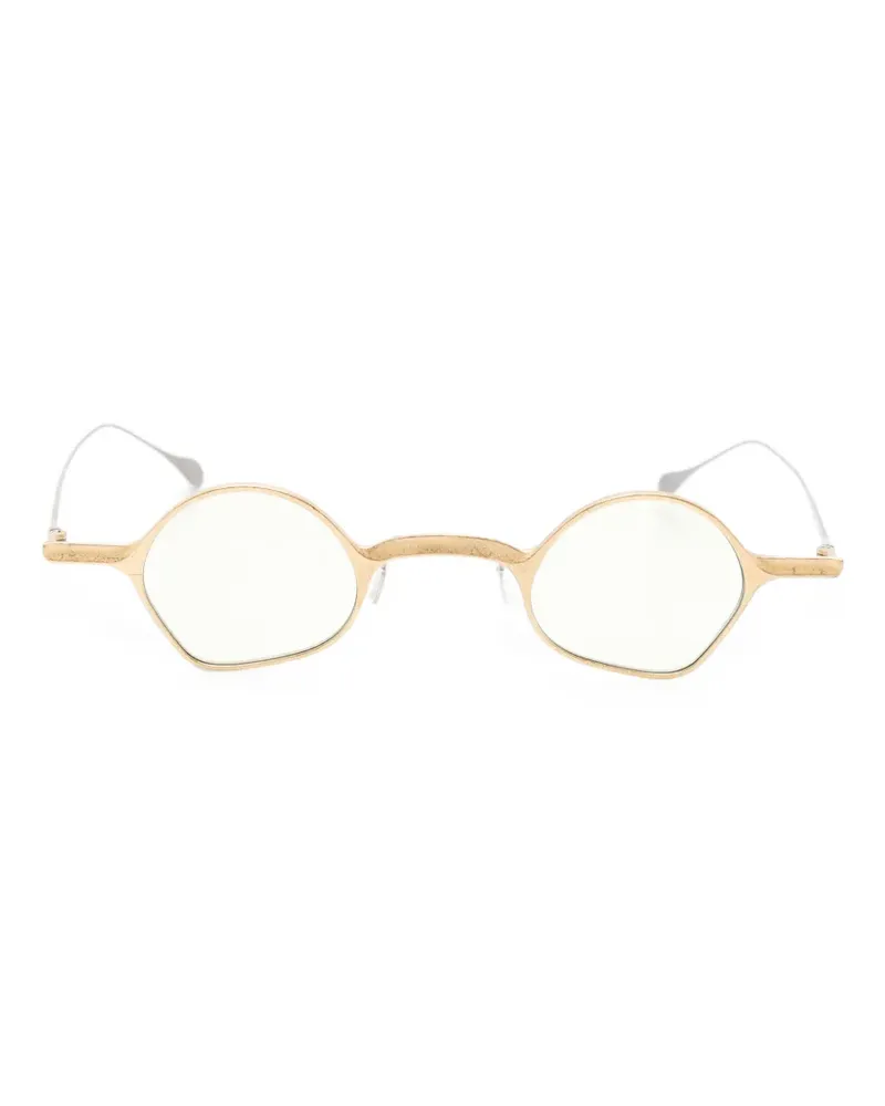 RIGARDS Sonnenbrille mit geometrischem Gestell - Gold Gold