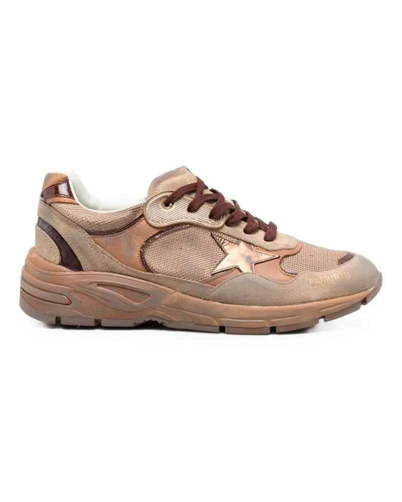 Golden Goose Dad-Star Sneakers mit Einsätzen - Braun Braun