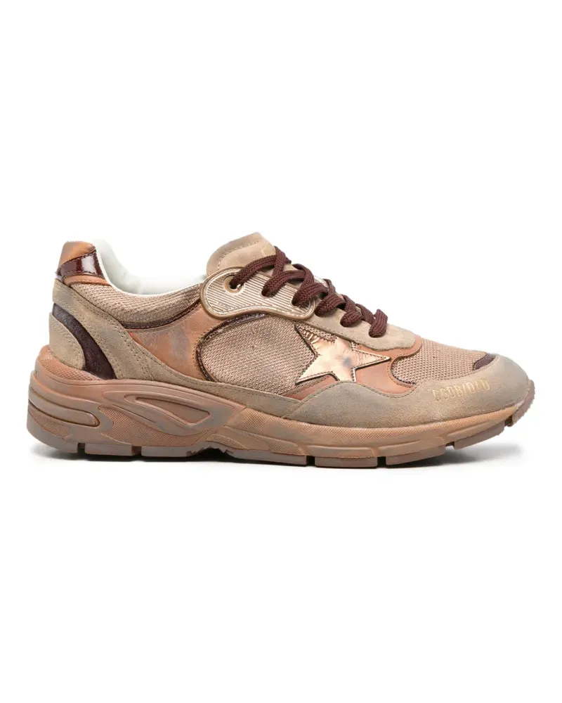 Golden Goose Dad-Star Sneakers mit Einsätzen - Braun Braun