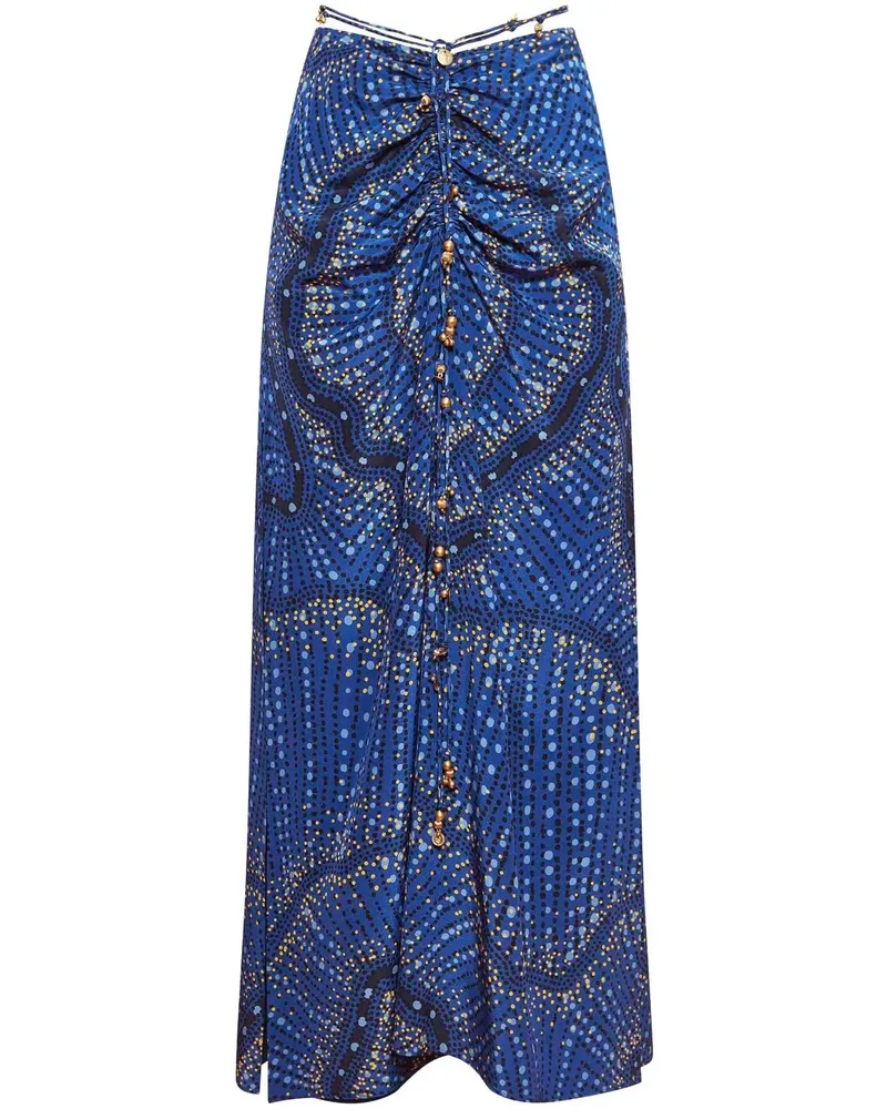 Altuzarra Rock mit grafischem Print - Blau Blau