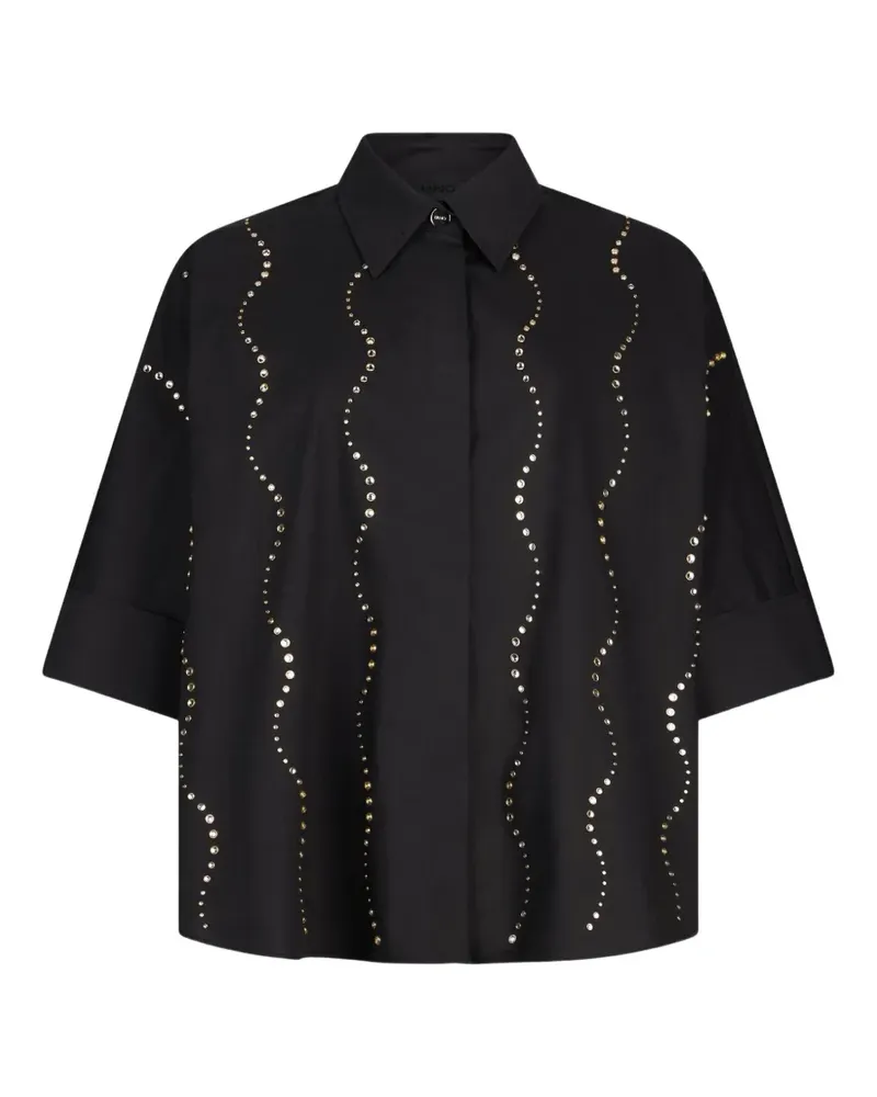 Liu Jo Kurzärmeliges Hemd - Schwarz Schwarz