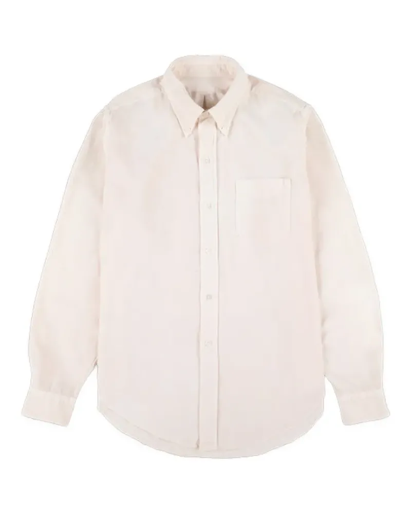 Fortela King corduroy button-down shirt - Nude Nude