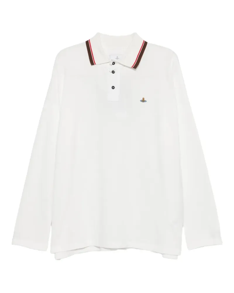 Vivienne Westwood Poloshirt mit Logo-Stickerei - Weiß Weiß