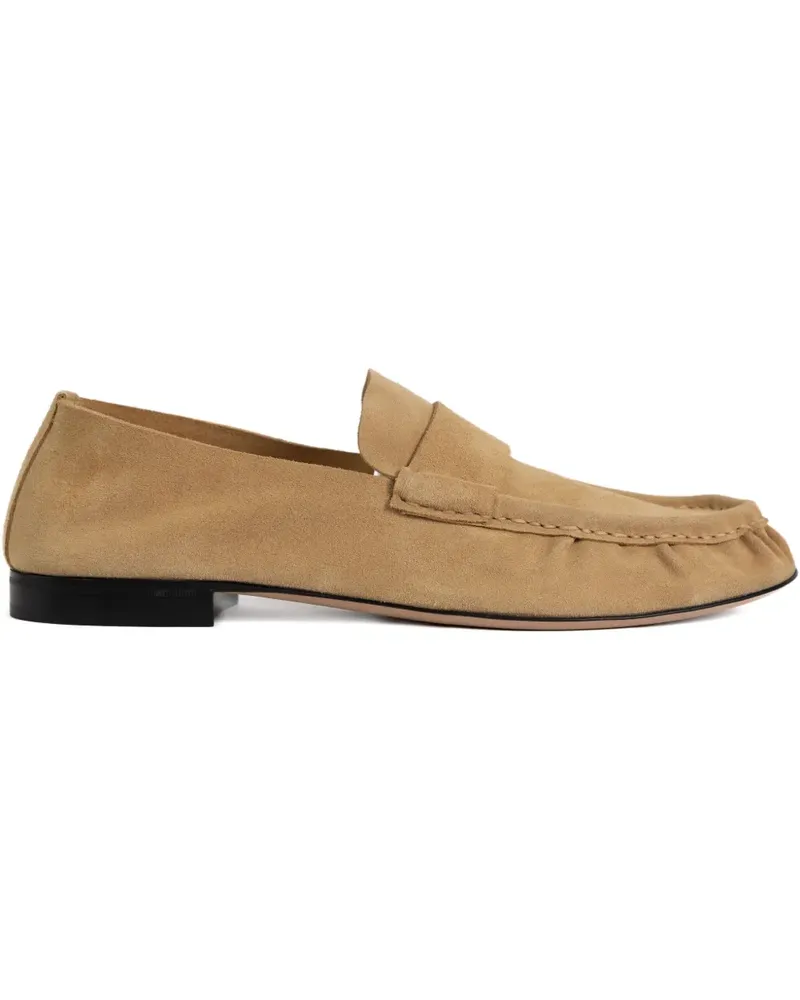The Row Penny-Loafer aus Wildleder - Nude Nude