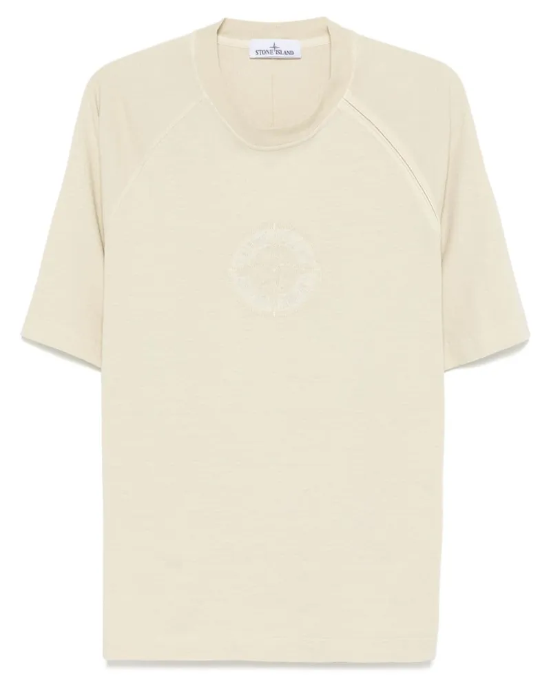 Stone Island T-Shirt aus Bio-Baumwolle - Nude Nude