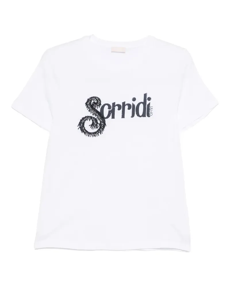 Liu Jo embellished T-shirt - Weiß Weiß