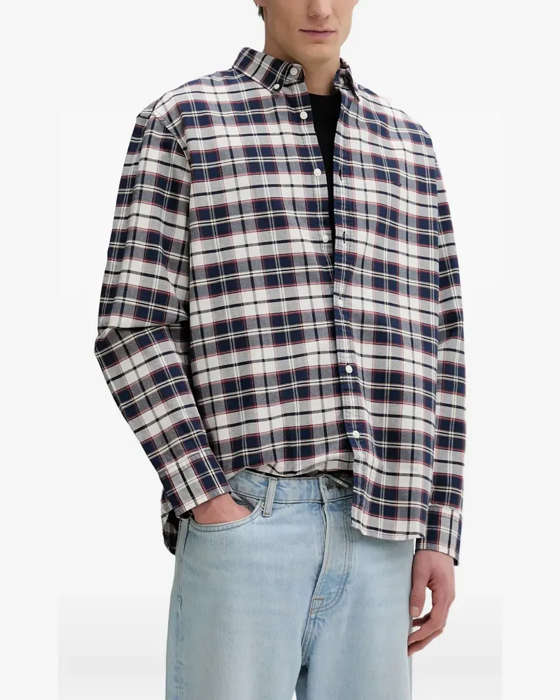 Levi's check-print button-down shirt - Weiß Weiß
