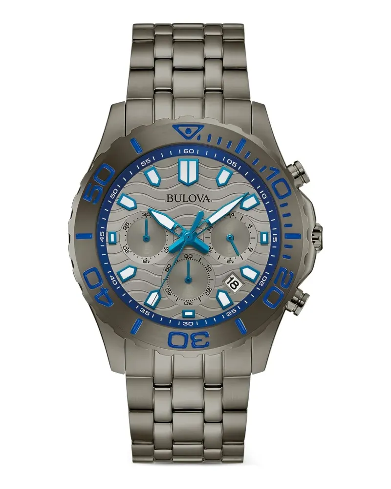 BULOVA chronograph 42mm watch - Grau Grau