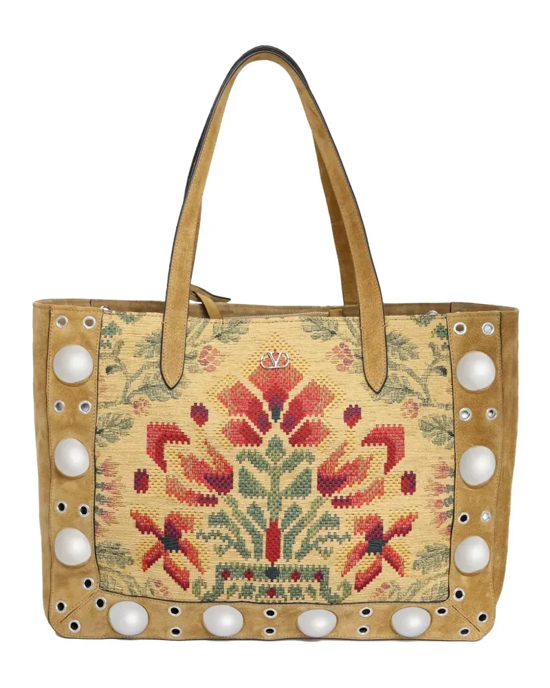 Valentino Garavani Nelcôte Tote Bag - Nude Nude