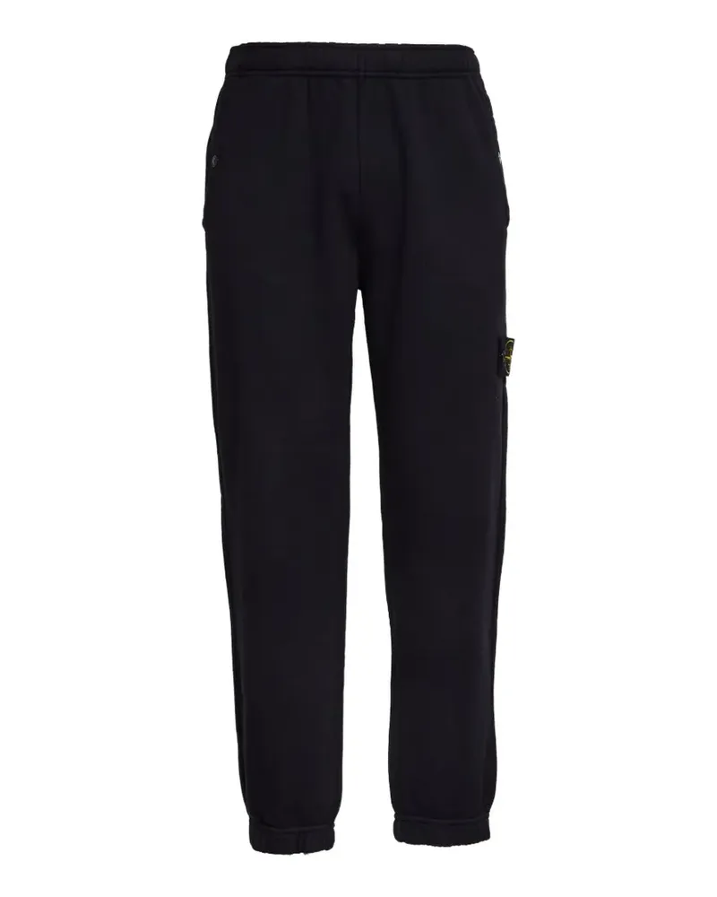 Stone Island Hose mit Kompass-Patch - Blau Blau