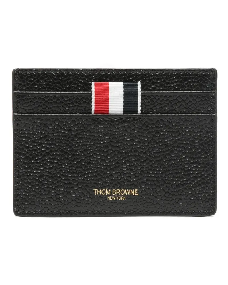 Thom Browne stripe cardholder - Schwarz Schwarz