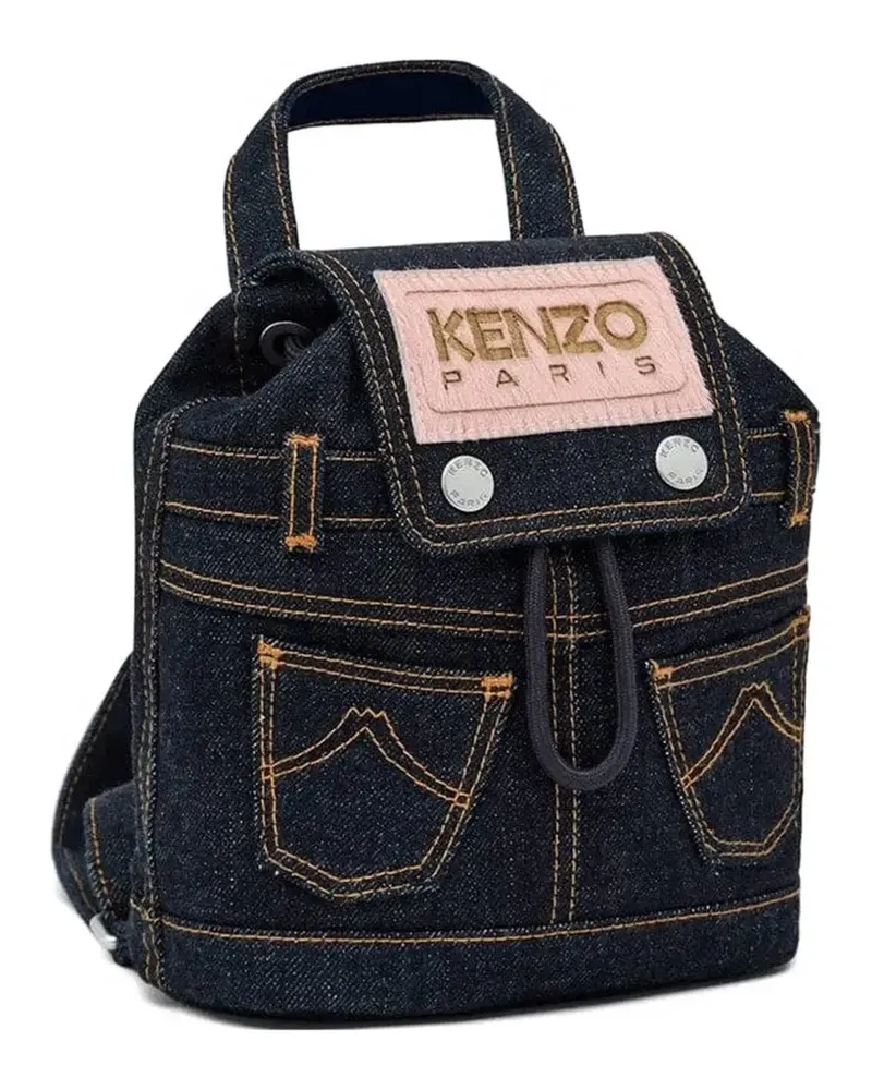 Kenzo Mini Five Pockets Rucksack - Blau Blau