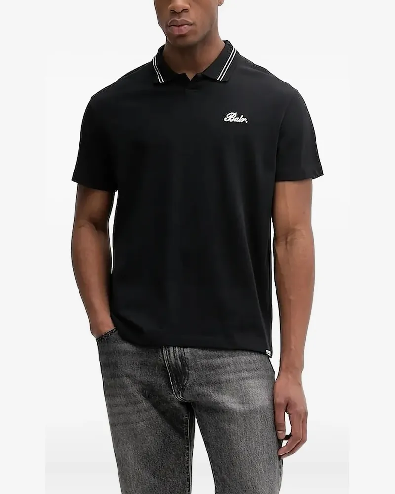 BALR. Poloshirt mit Reverskragen - Schwarz Schwarz