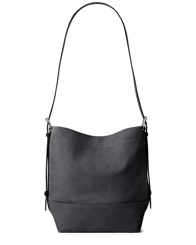 Christophe Lemaire small belted tote bag - Schwarz Schwarz
