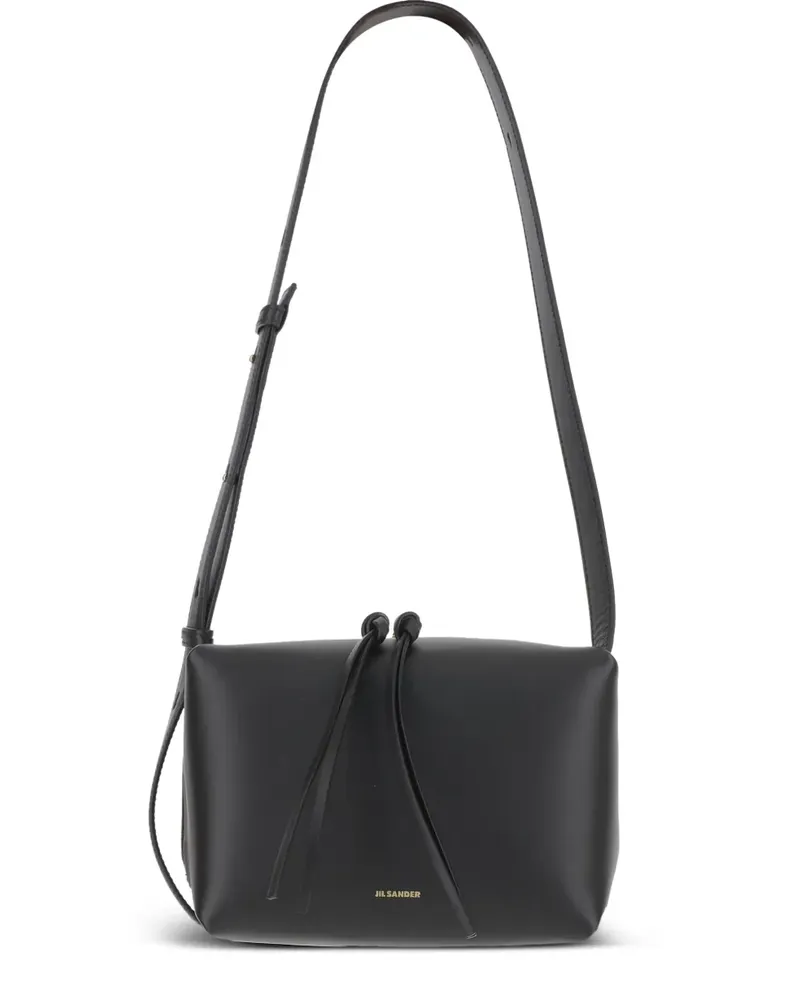 Jil Sander Schultertasche aus Leder - Schwarz Schwarz