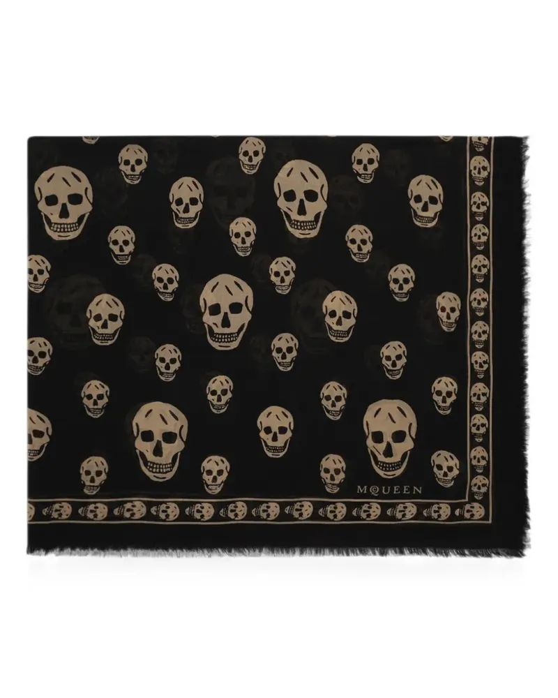Alexander McQueen Scarfs - Schwarz Schwarz
