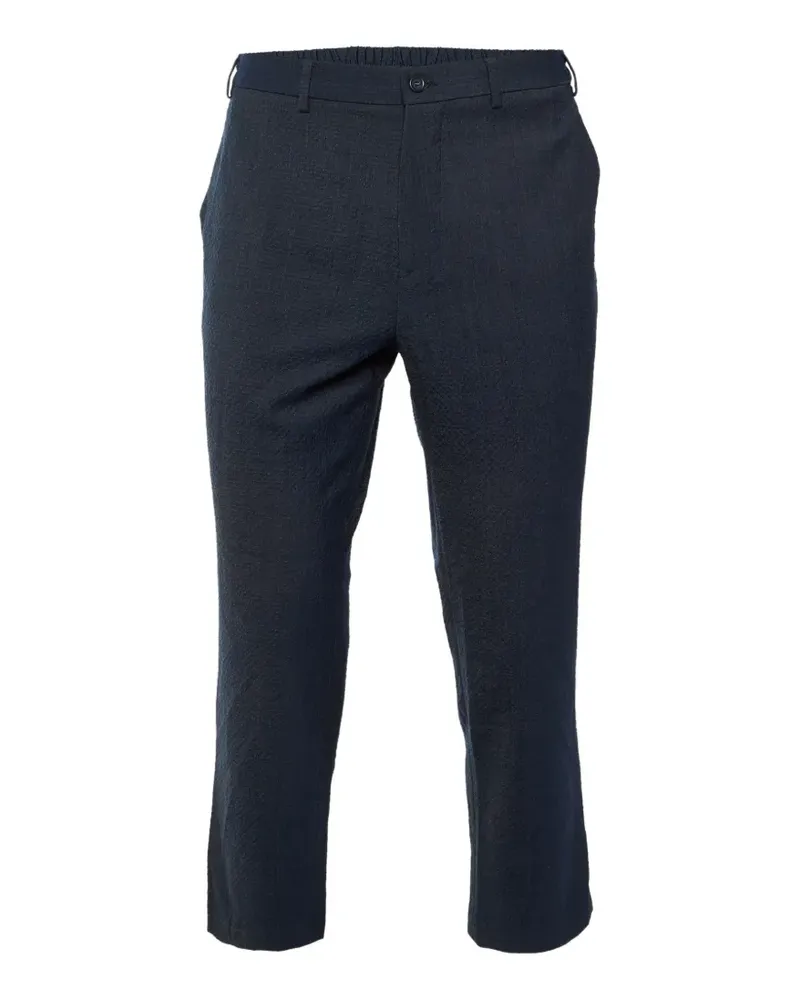 FourTwoFour on Fairfax Strukturierte Hose - Blau Blau