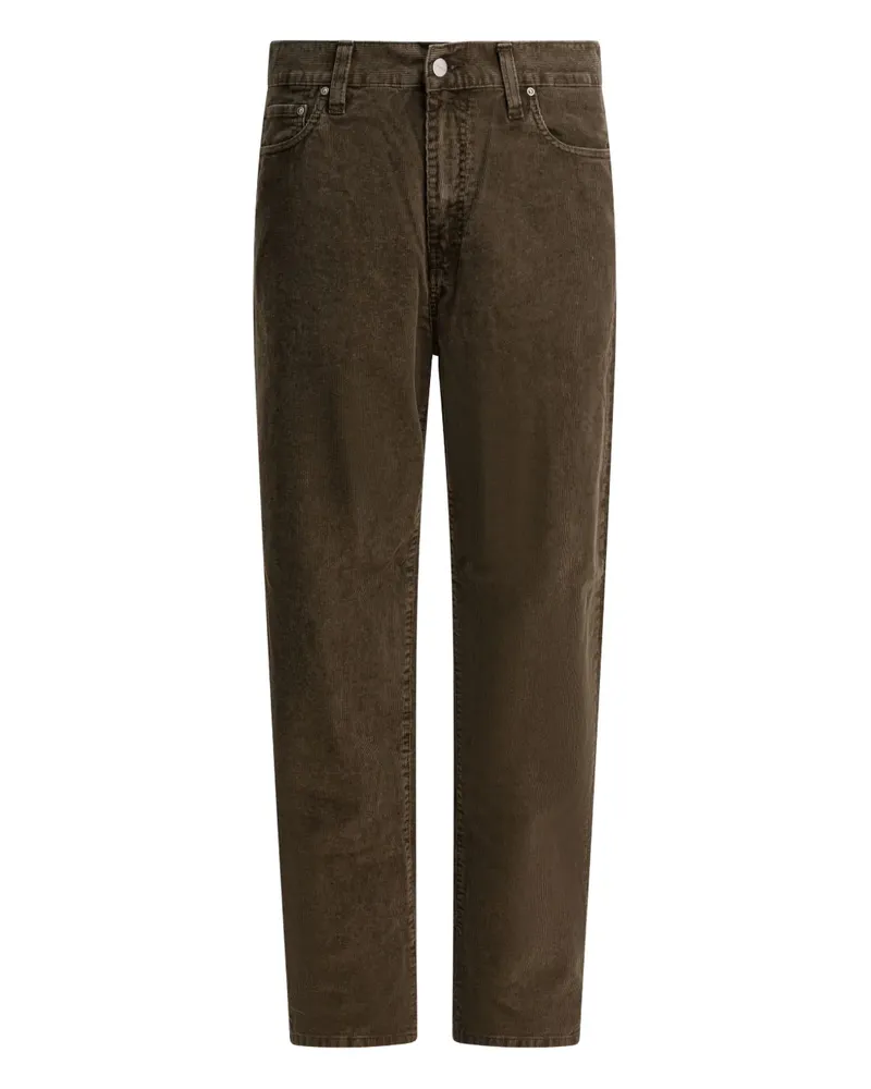 Carhartt WIP Aaron Hose mit Cord-Patch - Braun Braun