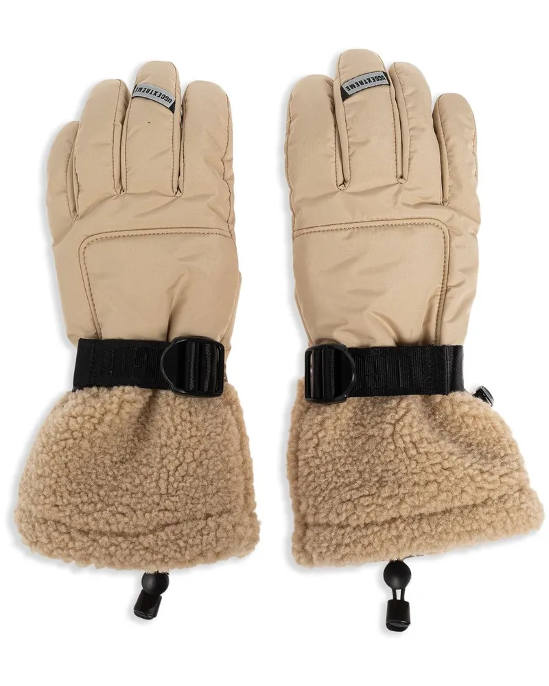 UGG Handschuhe mit Faux Fur - Nude Nude