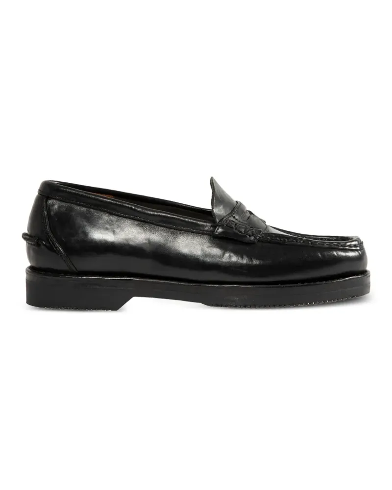 Visvim Fabro-Folk Loafer - Schwarz Schwarz
