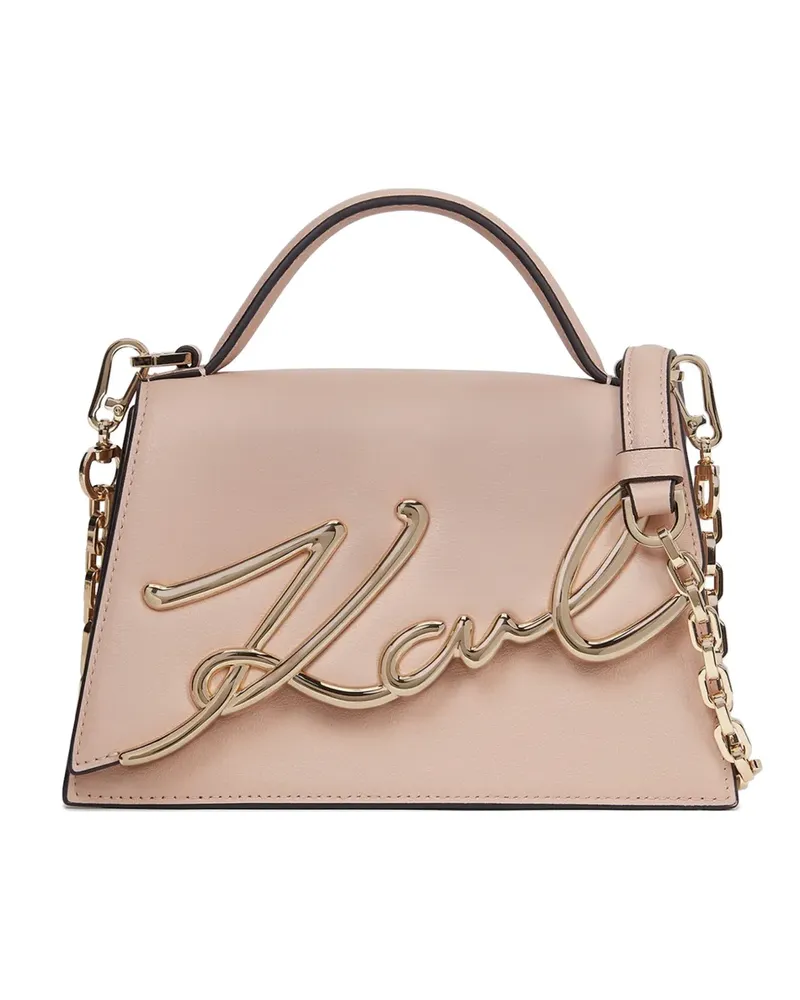 Karl Lagerfeld small K/Signature crossbody bag - Rosa Rosa