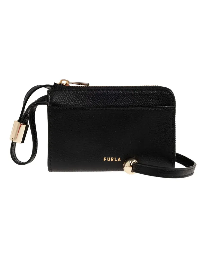 Furla Laura Medium logo-plaque wallet - Schwarz Schwarz