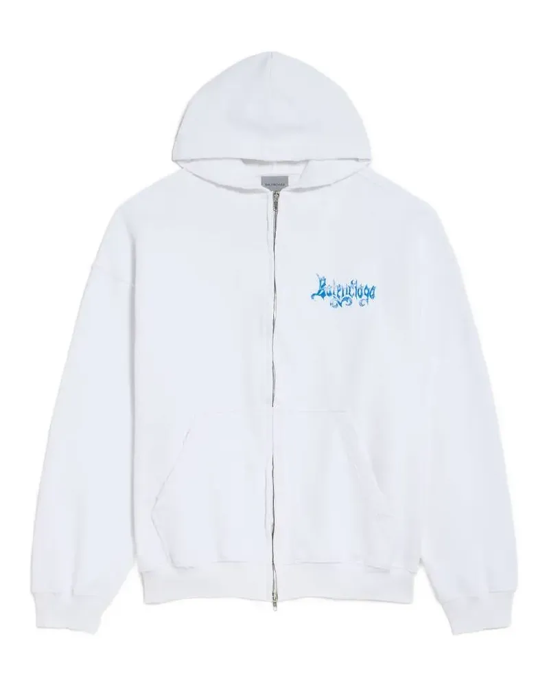 Balenciaga Sketchy Kapuzenjacke in Weiß Weiß