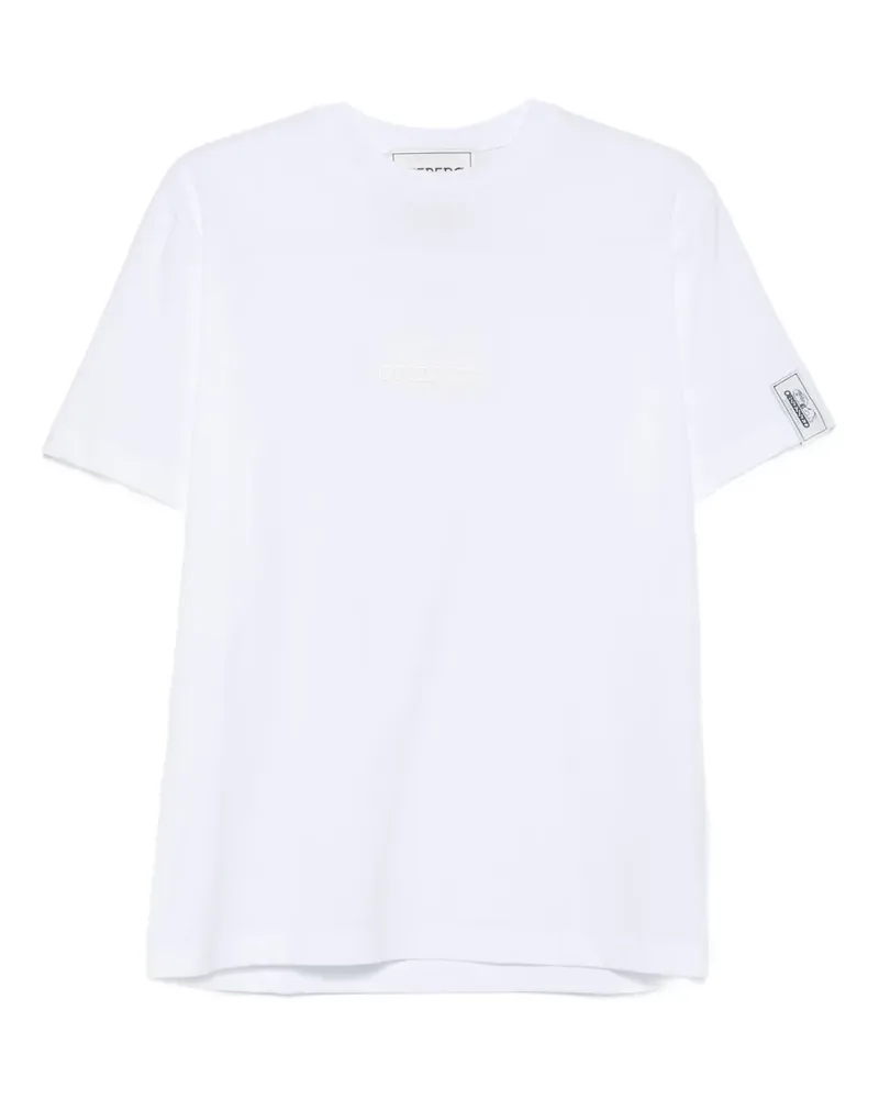Iceberg T-Shirt mit Logo-Patch - Weiß Weiß