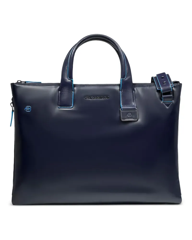Piquadro Expandable laptop bag - Blau Blau