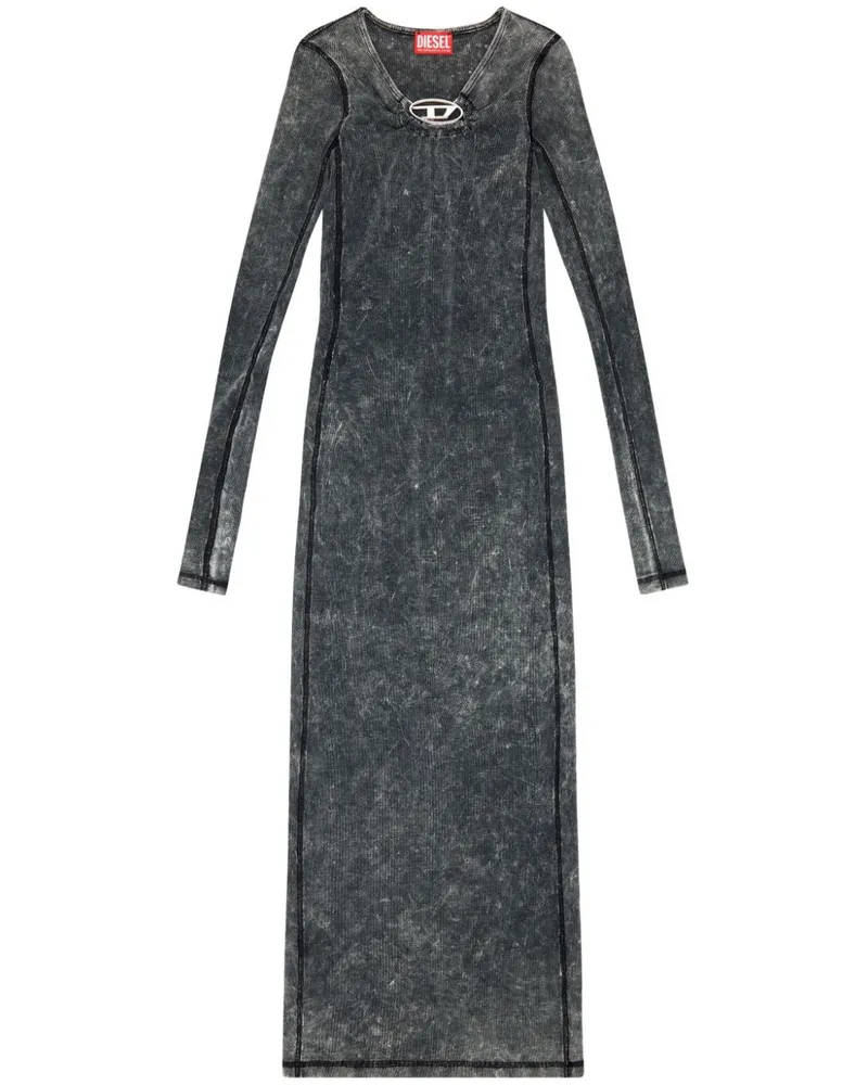 Diesel D-Critic Maxikleid - Grau Grau