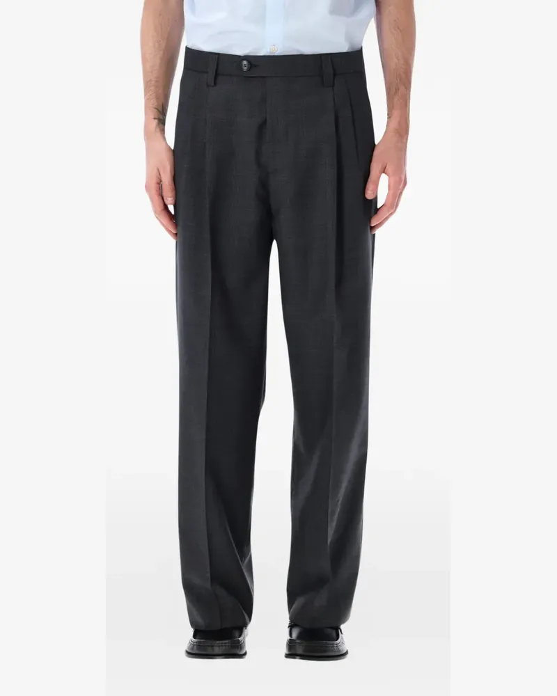 Mfpen Classic pleated trousers - Grau Grau