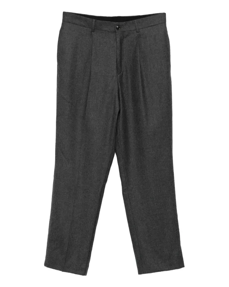 Eric Bompard Hose mit Bundfalten - Grau Grau