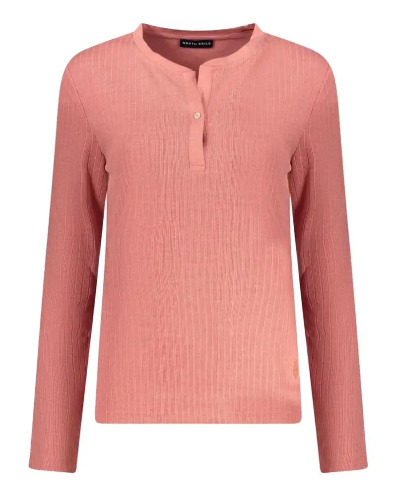 North Sails ribbed-knit top - Rosa Rosa