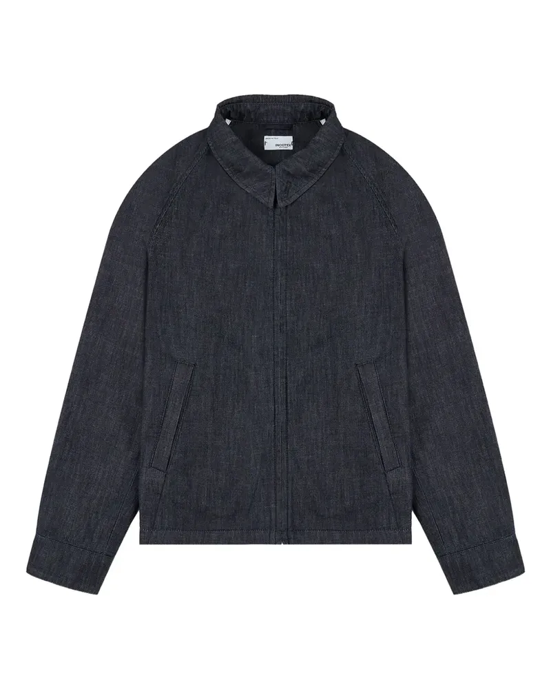 Incotex welt-pocket denim jacket - Blau Blau