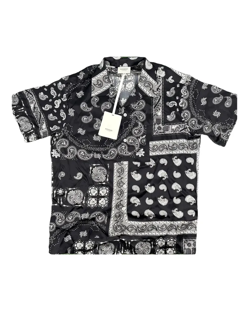 BAPE paisley-print shirt - Schwarz Schwarz