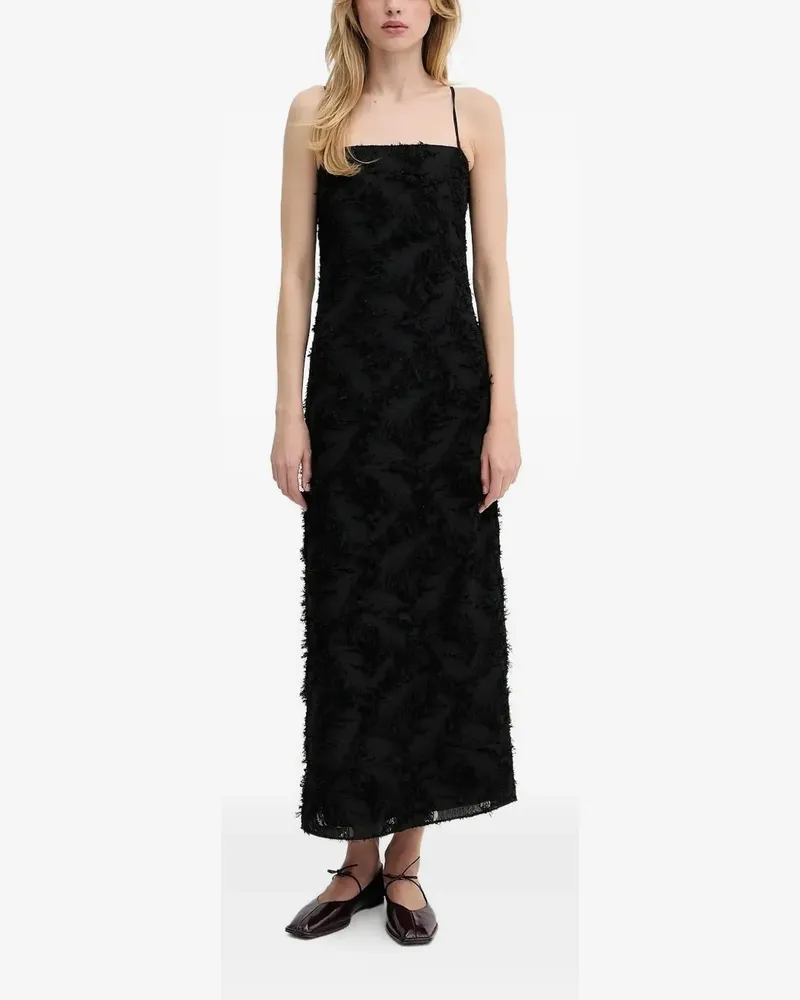 Samsøe & Samsøe Maxikleid mit Spaghettiträgern - Schwarz Schwarz