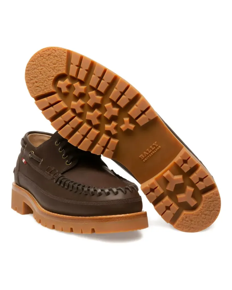 Bally Derby-Schuhe mit Schnürung - Braun Braun
