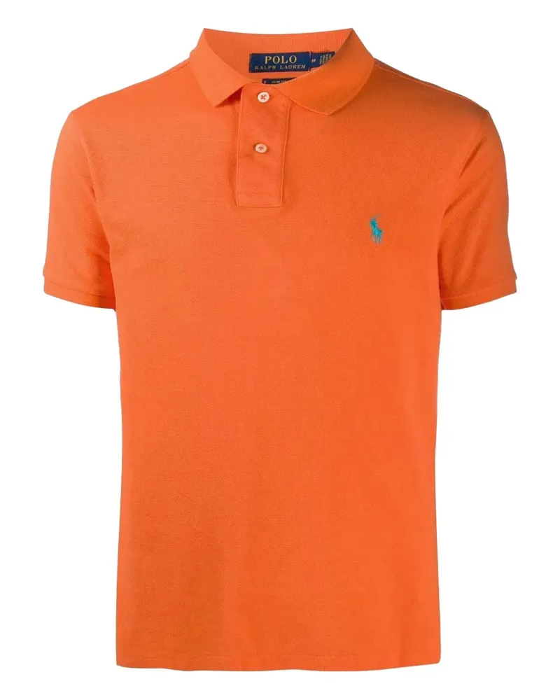 Ralph Lauren logo-print polo shirt - Orange Orange