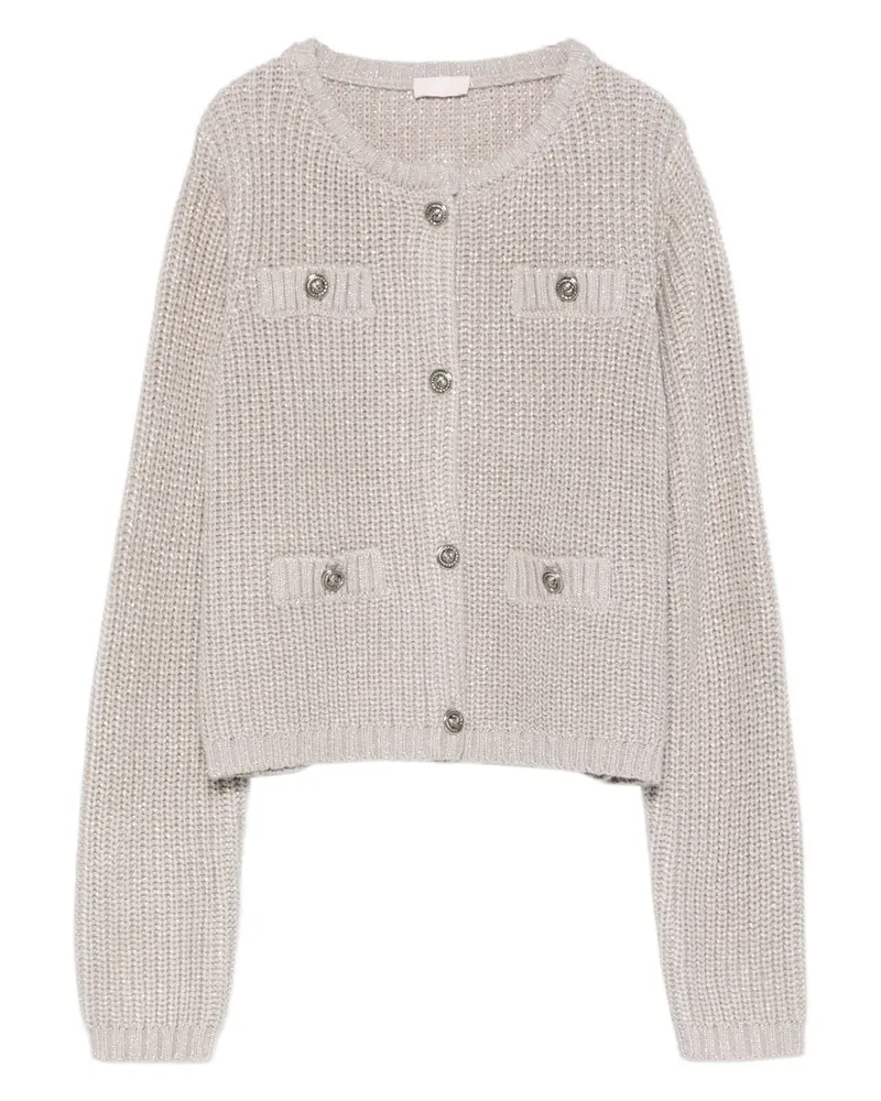 Liu Jo Cardigan mit eingefassten Taschen - Nude Nude
