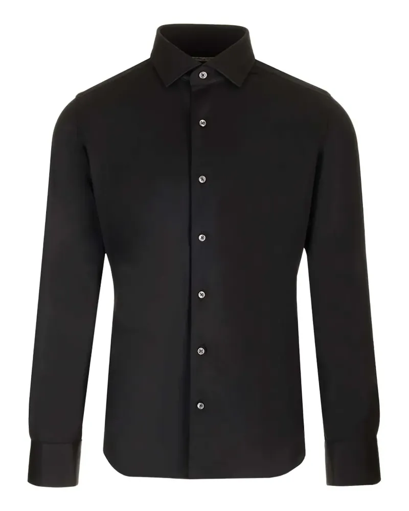 Al Duca D’Aosta 1902 Schmales Jerseyhemd - Schwarz Schwarz