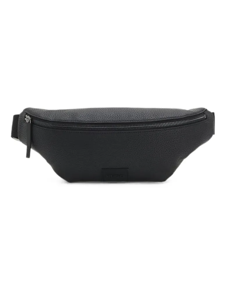 HUGO BOSS logo-patch belt bag - Schwarz Schwarz